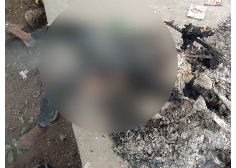 दुर्ग: मंदिर के त्रिशूल से युवक की हत्या, पहचान छिपाने लाश को जलाया, जांच में जुटी पुलिस 4 IMG 0918